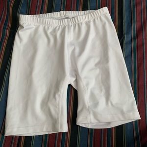 White Biker Shorts